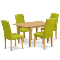 Dining Room Set Oak, Noen5-Oak-51