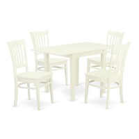 Dining Room Set Linen White, Ndgr5-Lwh-W