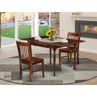 Dining Room Set Mahogany, Mzno3-Mah-W