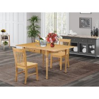 Dining Room Set Oak, Mzno3-Oak-W