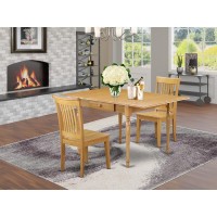 Dining Room Set Oak, Mzpo3-Oak-W