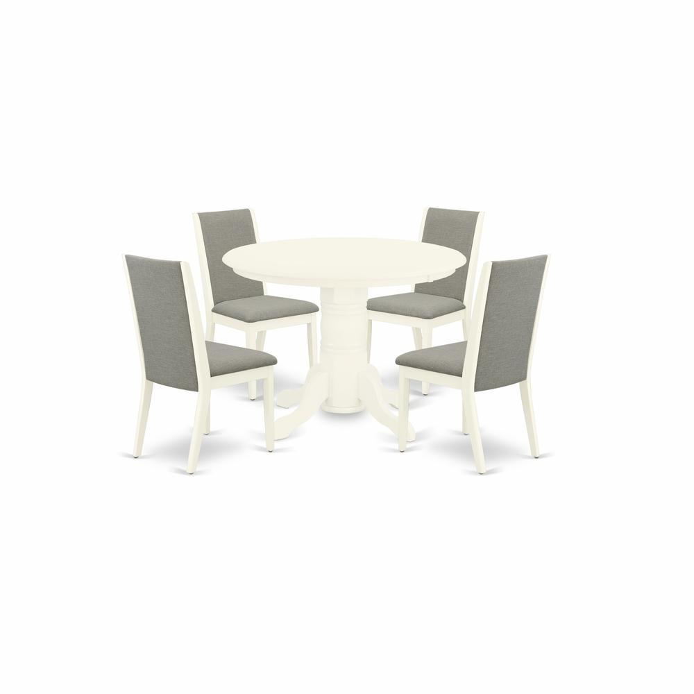 Dining Room Set Linen White, Shla5-Whi-06