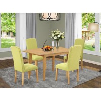 Dining Room Set Oak, Aven5-Oak-07