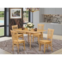 Dining Room Set Oak, Mzva5-Oak-W