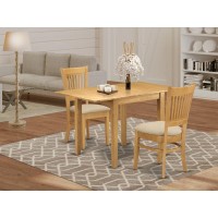 Dining Room Set Oak, Ndva3-Oak-C