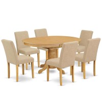 Dining Room Set Oak, Avab7-Oak-04