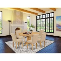 Dining Room Set Oak, Avab7-Oak-04