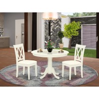 Dining Room Set Linen White, Hlcl3-Lwh-C