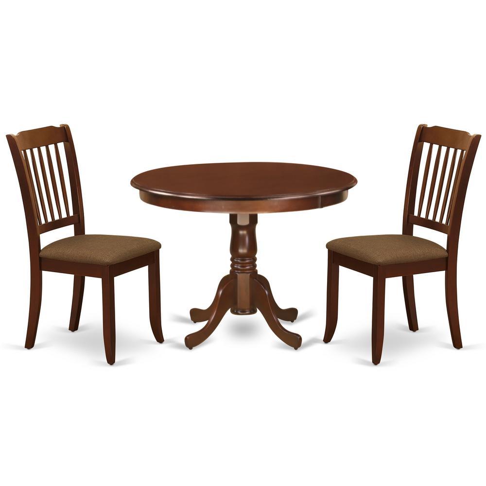 Dining Room Set Mahogany, Hlda3-Mah-C