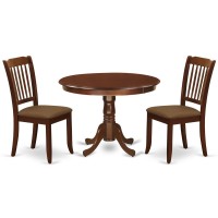 Dining Room Set Mahogany, Hlda3-Mah-C