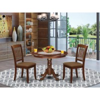 Dining Room Set Mahogany, Hlda3-Mah-C