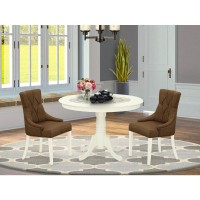 Dining Room Set Linen White, Hlfr3-Lwh-18