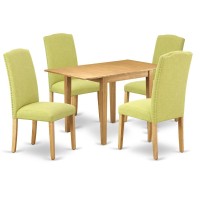 Dining Room Set Oak, Nden5-Oak-07