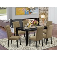 Dining Room Set Black, Dubr7-Blk-17