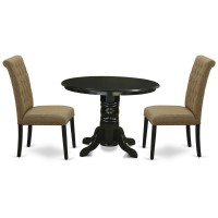 Dining Room Set Black, Shbr3-Blk-17