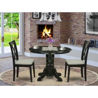 Dining Room Set Black, Shcl3-Blk-C