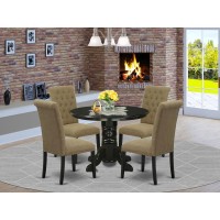 Dining Room Set Black, Shbr5-Blk-17