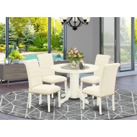 Dining Room Set Linen White, Shbr5-Whi-02