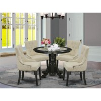 Dining Room Set Black, Shfr5-Blk-02