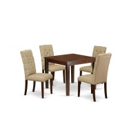 Dining Room Set Mahogany, Oxel5-Mah-16