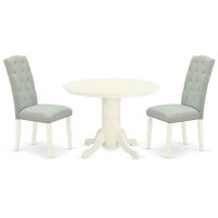 Dining Room Set Linen White, Shce3-Whi-15