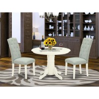 Dining Room Set Linen White, Shce3-Whi-15