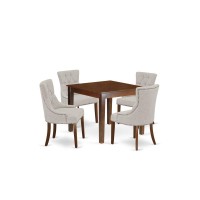 Dining Room Set Mahogany, Oxfr5-Mah-05