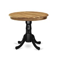 Dining Table Natural & Black, Amt-Nbk-Tp