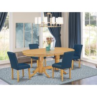 Dining Room Set Oak, Vaab5-Oak-55