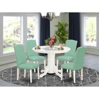 Dining Room Set Linen White, Shen5-Lwh-57