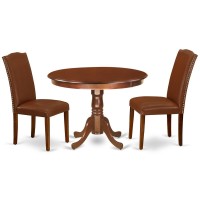 Dining Room Set Mahogany, Hlen3-Mah-66