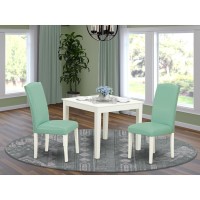 Dining Room Set Linen White, Oxen3-Lwh-57