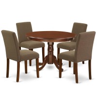 Dining Room Set Mahogany, Hlab5-Mah-18