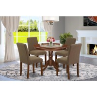 Dining Room Set Mahogany, Hlab5-Mah-18