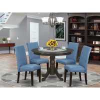 Dining Room Set Cappuccino, Hlba5-Cap-21