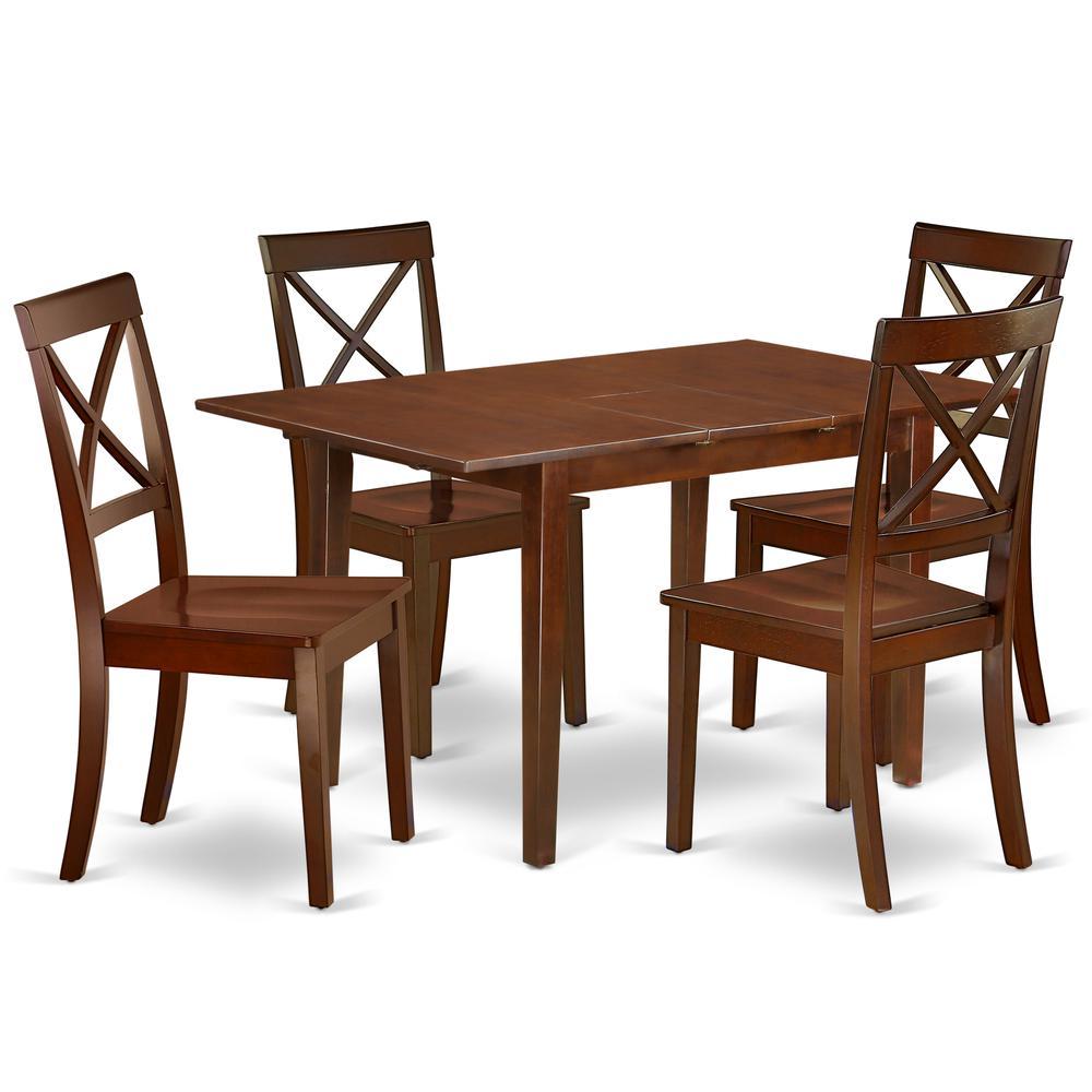 Dining Room Set Mahogany, Psbo5-Mah-W