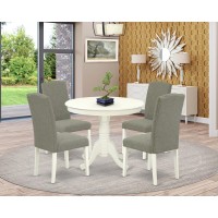 Dining Room Set Linen White, Anen5-Lwh-06