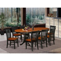 Dining Room Set Black & Cherry, Pfno9-Bch-W