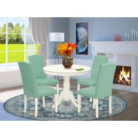 Dining Room Set Linen White, Anen5-Lwh-57