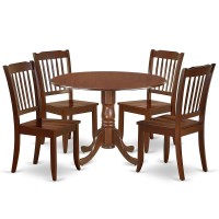 Dining Room Set Mahogany, Dlda5-Mah-W