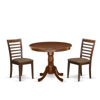 Dining Room Set Mahogany, Anml3-Mah-C