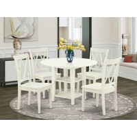 Dining Room Set Linen White, Sucl5-Lwh-W