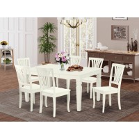 Dining Room Set Linen White, Weav7-Lwh-W