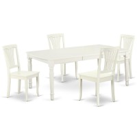 Dining Room Set Linen White, Doav5-Lwh-W