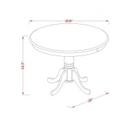 Dining Room Set Black & Cherry, Anno3-Bch-W