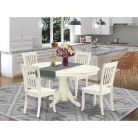 Dining Room Set Linen White, Avda5-Lwh-W