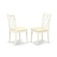 Dining Chair Linen White, Clc-Lwh-C