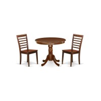 Dining Room Set Mahogany, Anml3-Mah-W