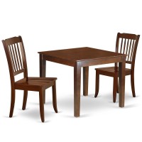 Dining Room Set Mahogany, Oxda3-Mah-W