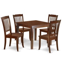 Dining Room Set Mahogany, Oxda5-Mah-W